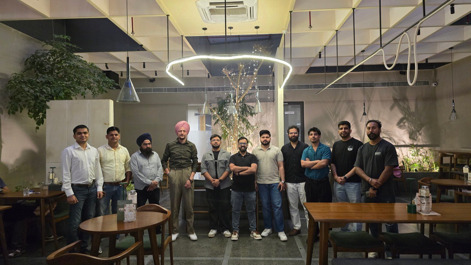 Fintech founders in discussion at an Anthill event in Chandigarh