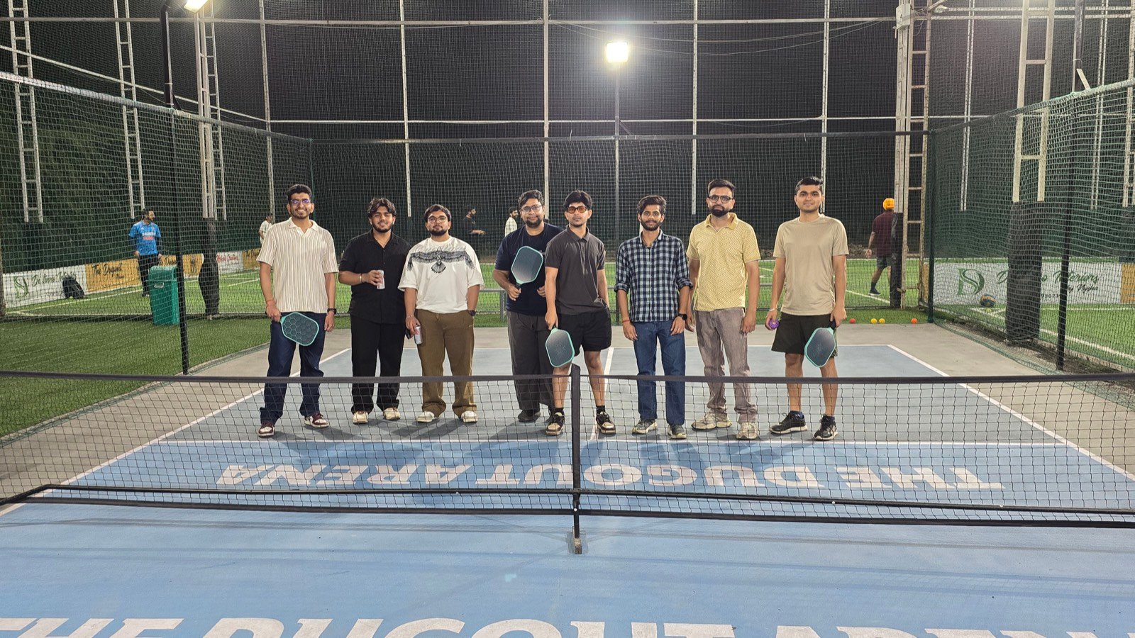 D2C founders at an Anthill night that moved to a pickleball court in Mohali