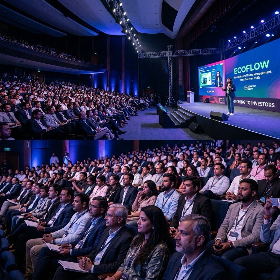 Chandigarh startup founders pitching at Anthill's quarterly Shark Tank event